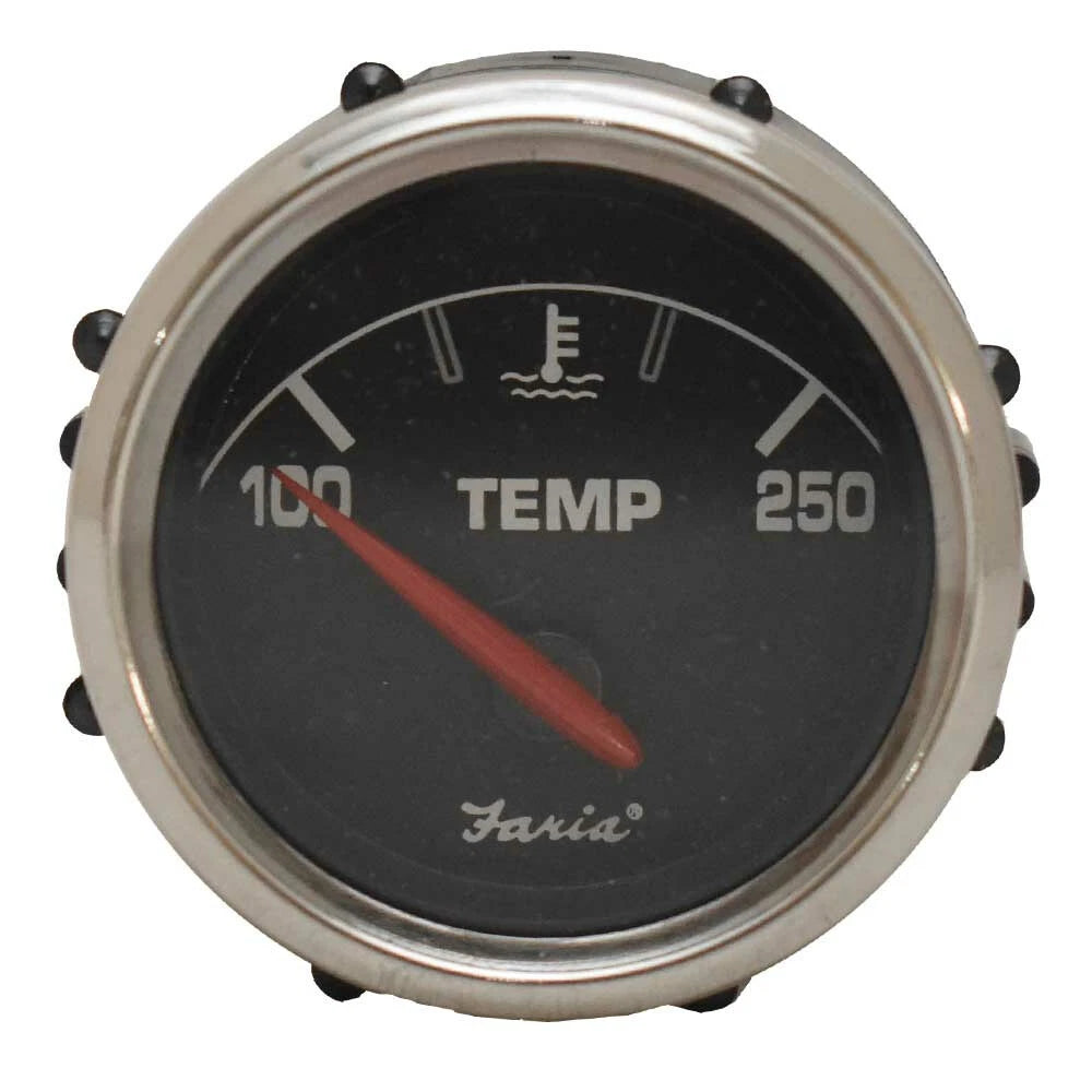 Faria Boat 100-250 Water Temperature Gauge GP8124A - 2 1/8 Inch