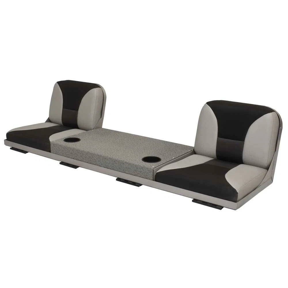 G3 Boat Flip Deck Seat 73290864 - V185 Transom Bench Gray Black 2018