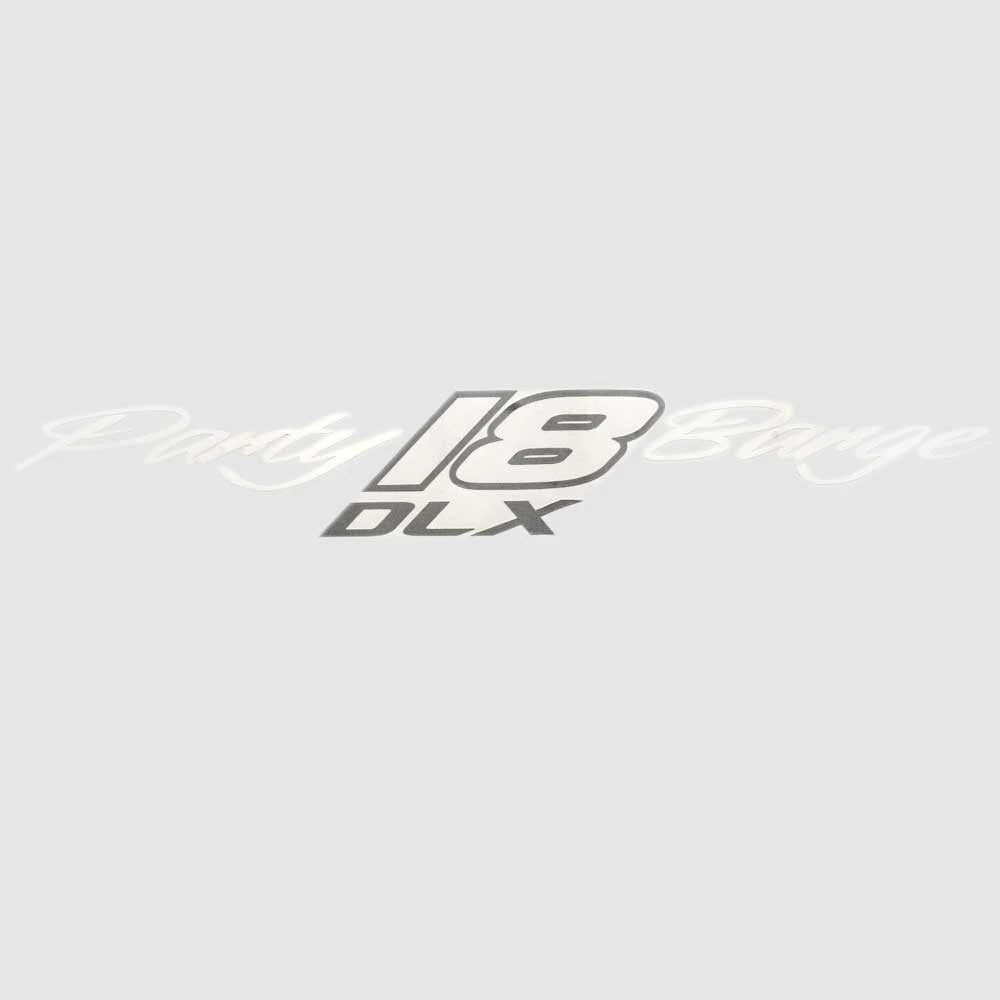 Sun Tracker Pontoon Boat Decal 309834 - Party Barge 18 DLX White