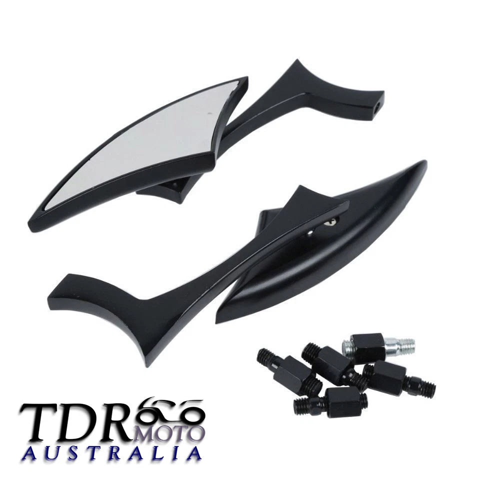 Custom Mirror for Harley Softail FatBoy Softail Fat Boy Road King Spear Shape