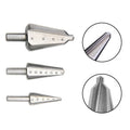 Silver HSS Taper Drill Bit Hole Opener 16-30mm/8-20mm /3-14mm
