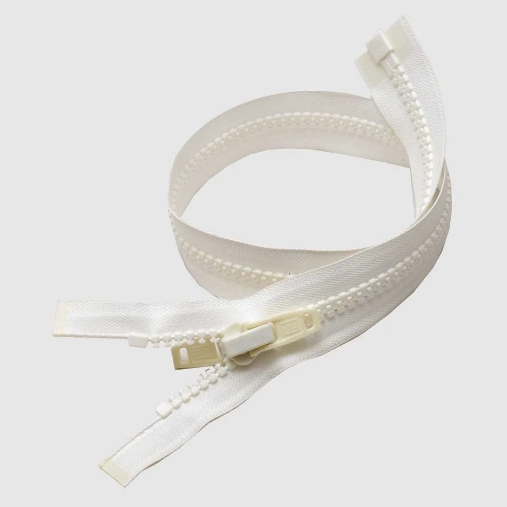 YKK Fastening Boat Separating Zipper - 24 X 1 1/2 Inch White