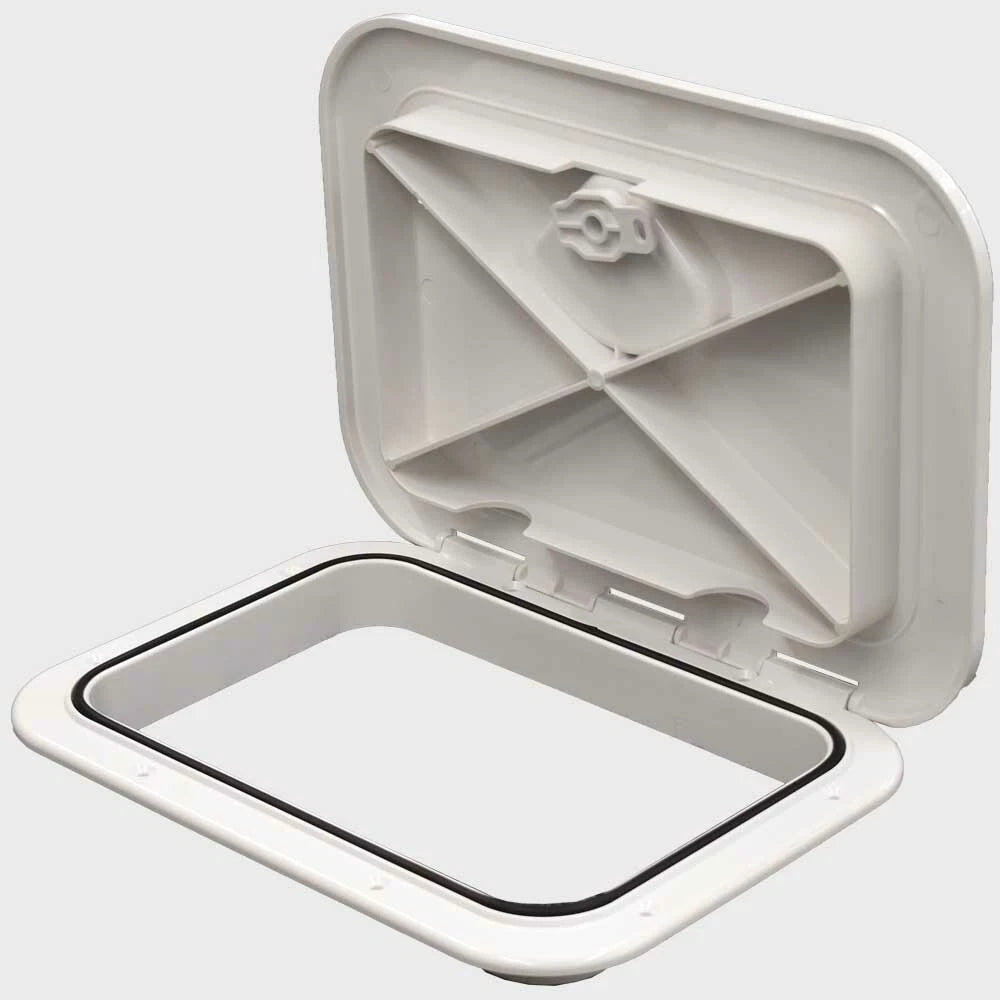 SeaFlo Boat Access Hatch 270-375-01 - 14.75 X 10.6 Inch White ABS