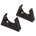 Garelick Boat Ladder Storage Brackets 99193 - 2 1/4 Inch Black (pair)
