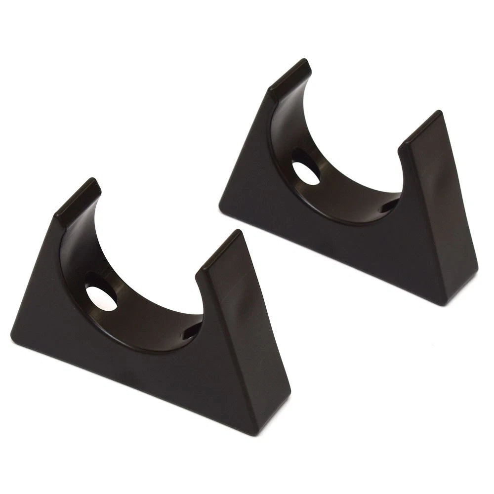 Garelick Boat Ladder Storage Brackets 99193 - 2 1/4 Inch Black (pair)