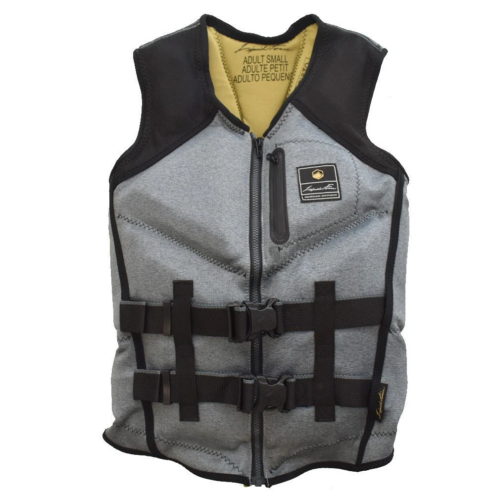 Liquid Force Boat Watson Life Jacket 735656 - Mens 32-36 Inch Gray
