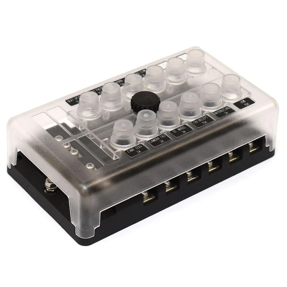 Bluewater Boat Circuit Breaker Block 3200-2001-012 - 12-Position