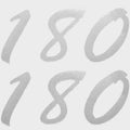 Weeres Pontoon Boat Decals - 180 Metallic Silver Stickers (pair)