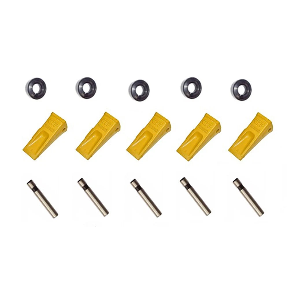 5 J300 TEETH PINS LOCKS Fits Caterpillar Fits CAT E200B M317D M318D M318M M320
