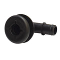 Flow Rite Boat Elbow Thru Hull Fitting - 3/4 Inch Black Plastic