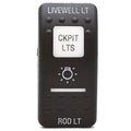 Carling Boat Rocker Switch Cover - Cockpit/Livewe Ll/rod LTS Actuator