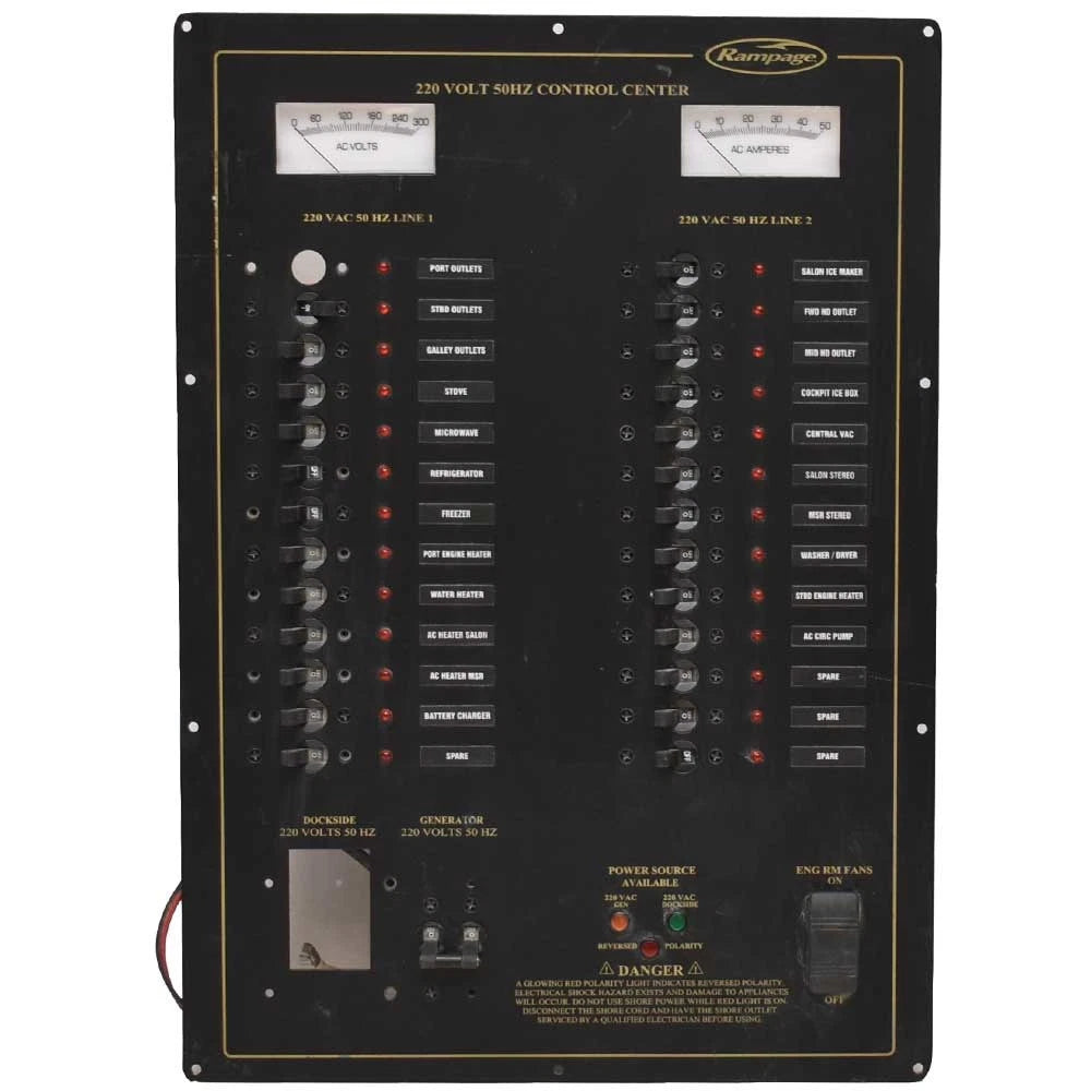 Rampage Boat Breaker Panel V1965600 - Control Center 220V