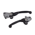 Polisport Black Folding Lever Set for Kawasaki KX450F 2013-2018