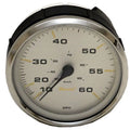 Faria Boat Speedometer Gauge SE8056A - Kronos Silver 4 1/4 Inch