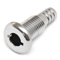 Blue Wave Boat Thru Hull - 3/4 Inch Barbed Plastic Chrome