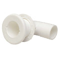 TH Marine Boat Thru Hull TH-1592-B - 90 Degree 1 1/2 Inch White