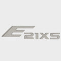 Crownline Boat Raised Emblem Decal 159072-01 - E21XS Silver Sticker