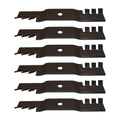Six (6) Interchangeabl E Toothed Mulching Blades Fits John Deere Models: 48