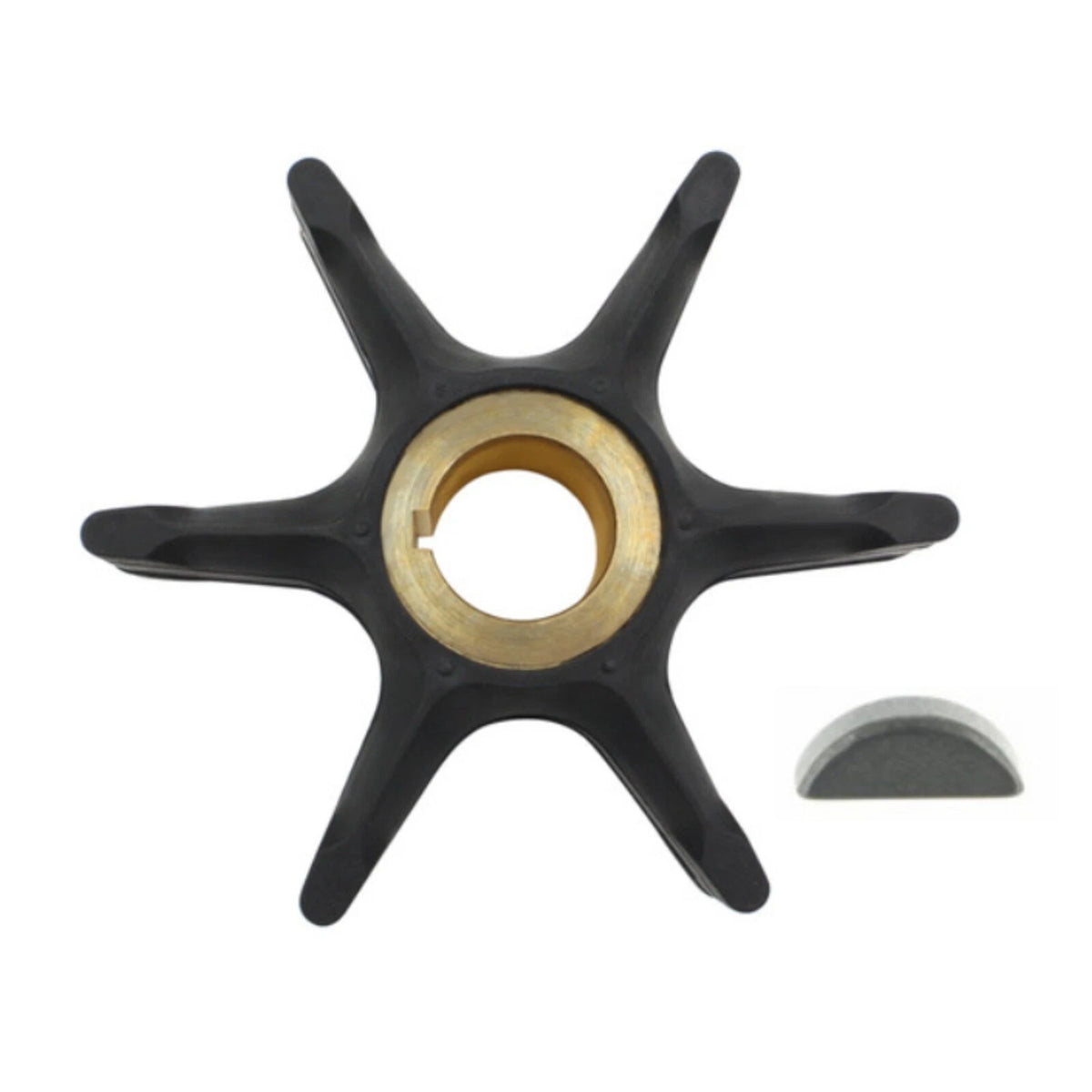Water Pump Impeller & Key for JOHNSON EVINRUDE 765431 777824 55/60/65/70/75 HP