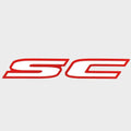 Tracker Boat Decal Sticker 161727 - SC Red White 5 1/2 X 7/8 Inch