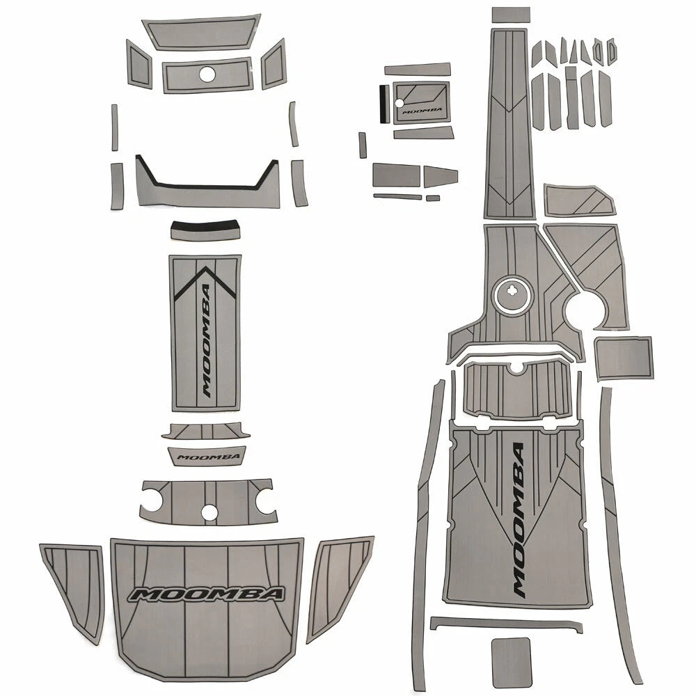 Moomba Boat Non-Skid Deck Mat Kit 122229 - Makai GatorStep Gray 2022