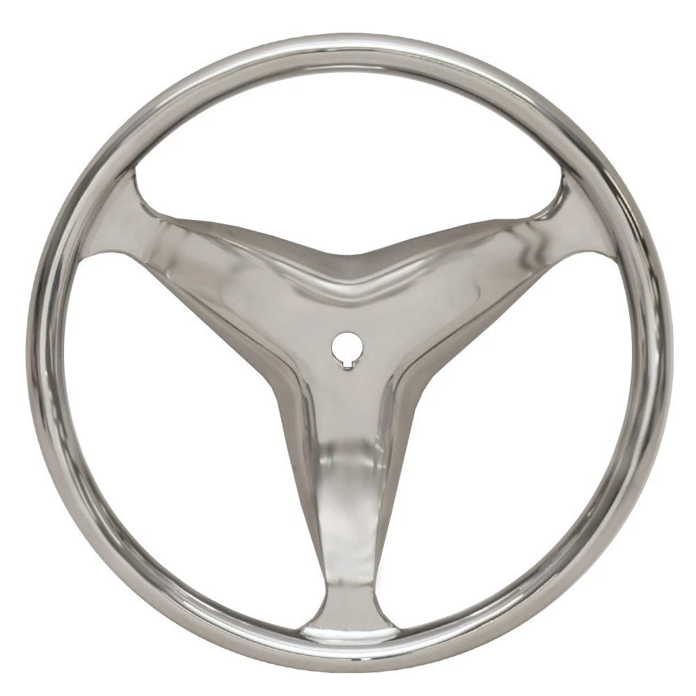 Chaparral Boat Steering Wheel - 13 3/4 Inch Stainless Steel
