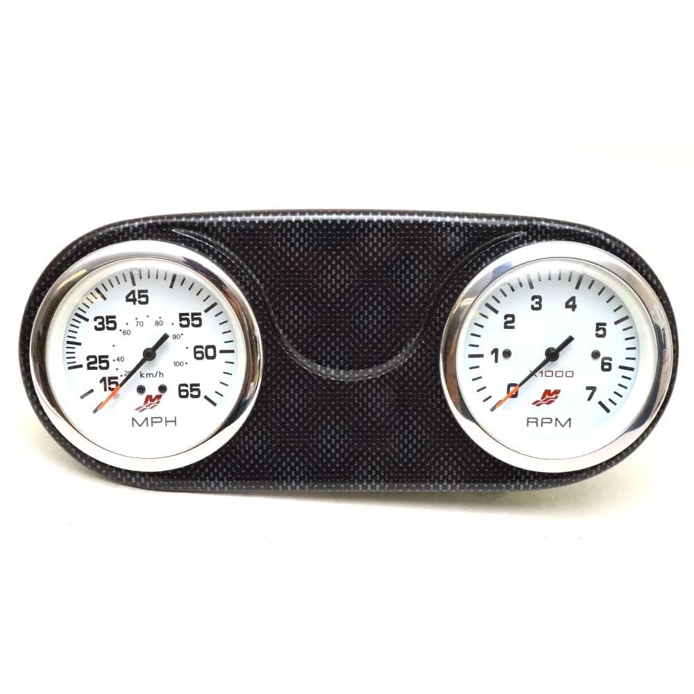 Lund Boat Gauge Dash Panel 2108638 - Mercury 10 1/2 X 4 5/8 Inch