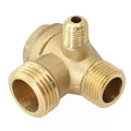 Check Valve Air Compressor 20*16*10mm (G1/2xG3/8x G1/8) Compressive Strength