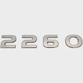 Ranger Boat Raised Emblem Decal 309785 - 2260 SL24 Silver Vinyl