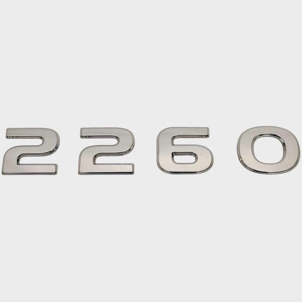 Ranger Boat Raised Emblem Decal 309785 - 2260 SL24 Silver Vinyl