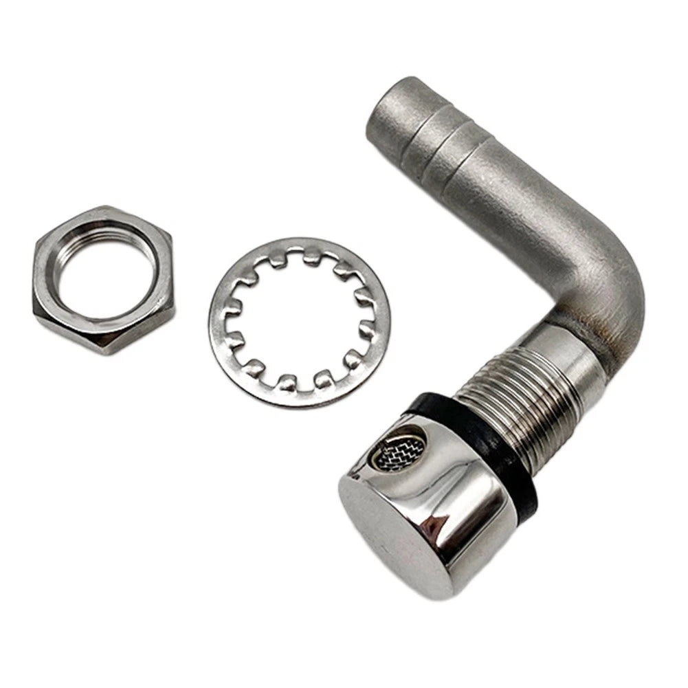 Boat Fuel Vent Saltwater Resistant 316 Stainless Steel Flush Mount Vent