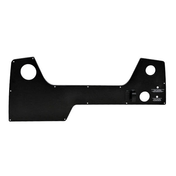 Sea Ray Boat Switch Blank Panel - 280 DA Black 32 7/8 X 13 5/8 Inch