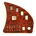 Rinker 262 Captiva Boat Blank Switch Panel 62419 - Woodgrain