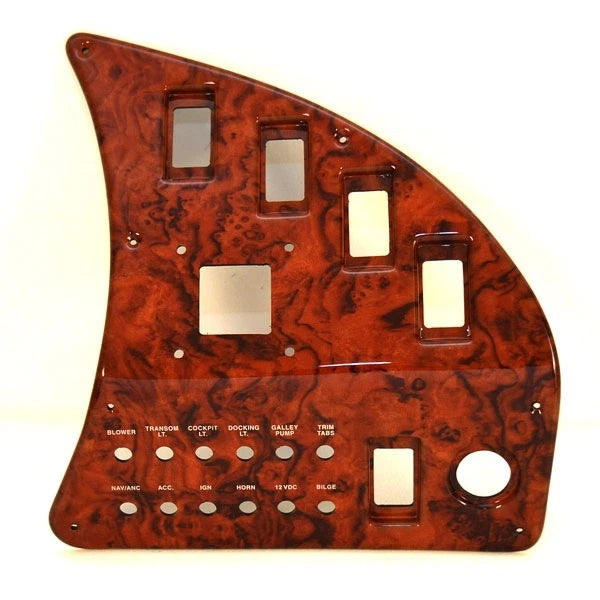 Rinker 262 Captiva Boat Blank Switch Panel 62419 - Woodgrain