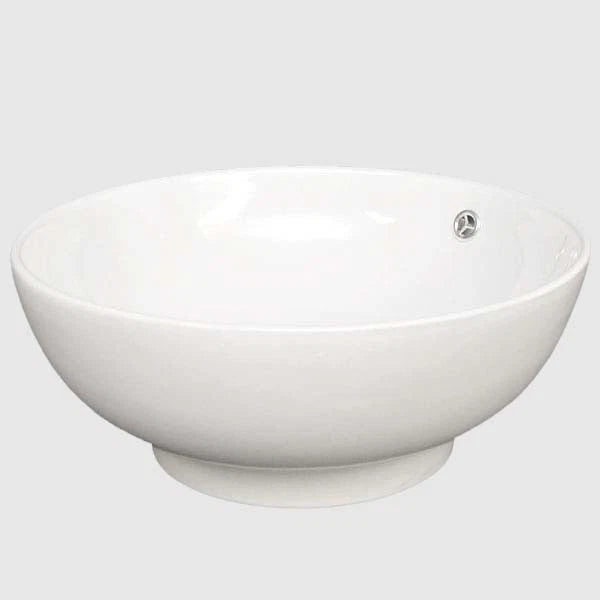 Pure Boat Bathroom Sink PVS-440-W - Vess 16 1/2 Inch White Porcelain