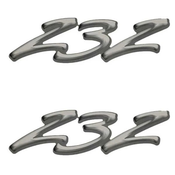 Rinker Boat Decal Stickers - 232 Captiva Gray (pair)