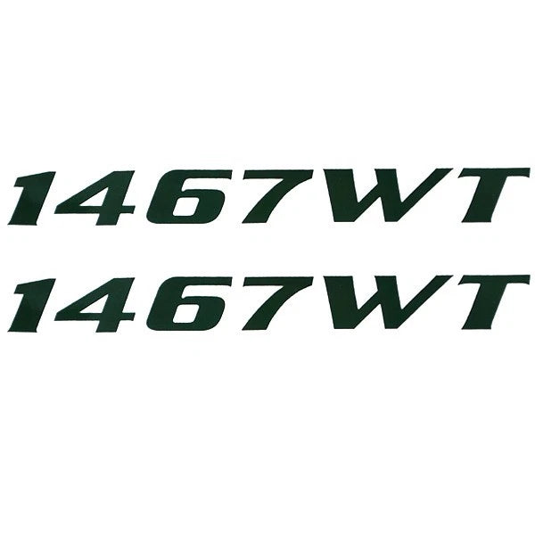 Lowe Boat Decals 1823414 - 1467WT Deep V Green Stickers (pair)
