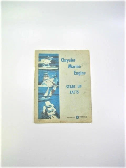 Chrysler Marine 81-770-1573 Inboard Sterndrive Boat Engine Start Up Facts Manual