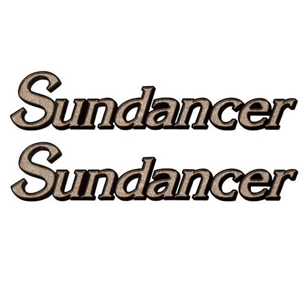 Sea Ray Boat Model Decals 136896-06 - Sundancer Gray Stickers (pair)