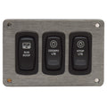 Regal Boat Rocker Switch Panel - 3-Position Aluminum