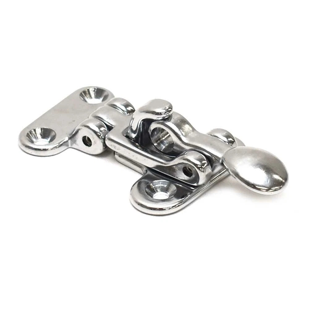 Sea-Dog Boat Anti-Rattle Latch 222110 - Chrome Plated Brass 4 X 2 Inch