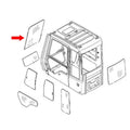 14551131 Front Upper Windshield Glass Fits Volvo Excavator EC140B EC180B