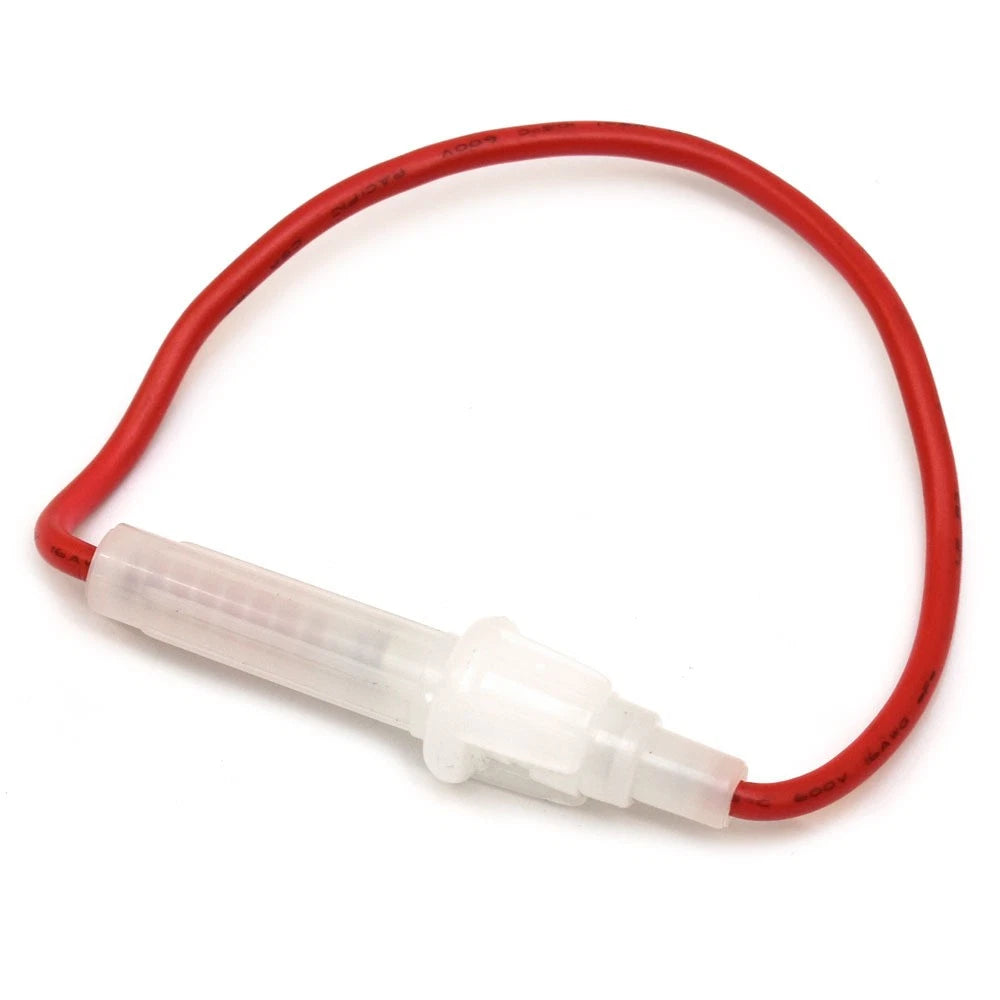 Seachoice Boat Inline Fuse Holder 12661 - 12V 6V Red