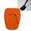 Universal Aluminum Alloy Motorcycle Enlarge Side Stand Kickstand Pad Plate Orang