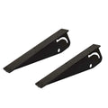 MasterCraft Boat Swim Platform Brackets 530366B - Black Aluminum (set )