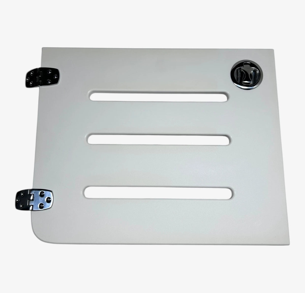Pro Line White Lounge Storage Door with Pull Latch for 35 Express Boat