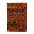 Rinker Boat 300 Woodgrain - 7 3/8 X 11 Inch Plastic Breaker Panel
