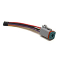 Amphenol Boat Connector Plug AT06-6S - 6-Pin Female with Wire Leads