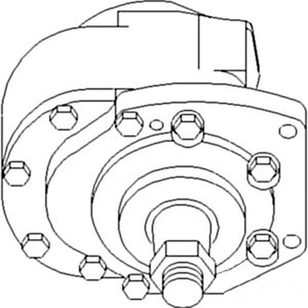 Hydraulic Pump Fits Case/Internati Onal Harvester Replaces 355515R95