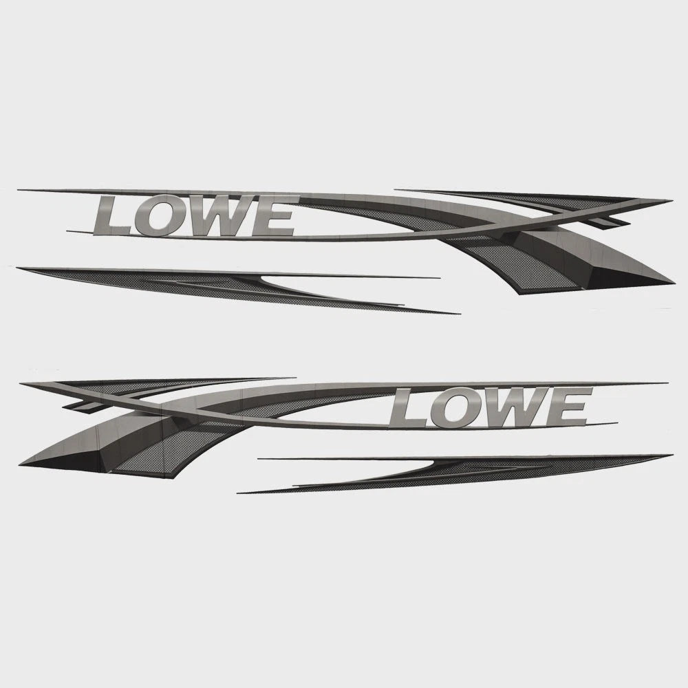 Lowe Boat Hull Graphic Decals - 2017 Stryker - Skorpion (set of 4)